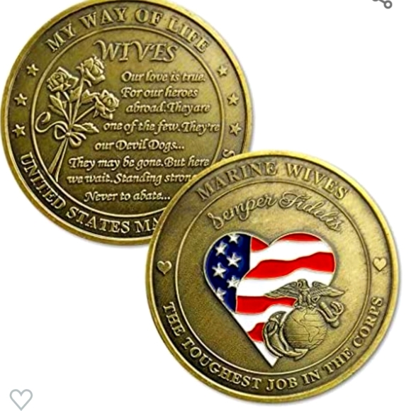 New USMC United States Marine Corps wives Commemorative Coin - Picture 1 of 1